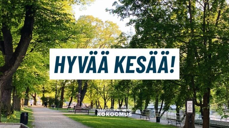 Piiritoimisto jää kesätauolle 10.8. asti, hyvää kesää!